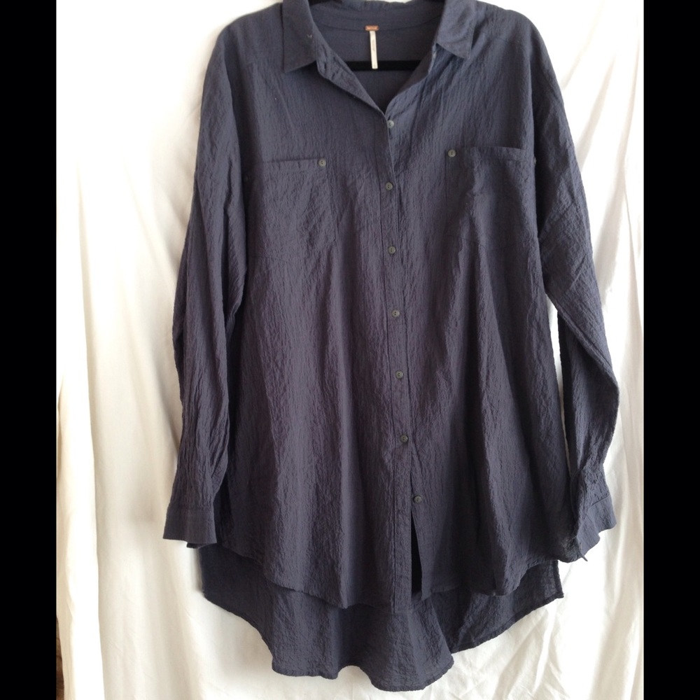Free People oversized shirt tunic